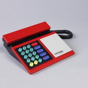 Ultra Rare Bang & Olufsen BeoCom 2200 Telephone – Red & Black Danish Design